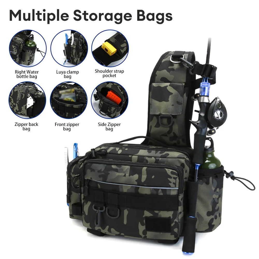 AnglerPro™ Fishing Tackle Crossbody Bag