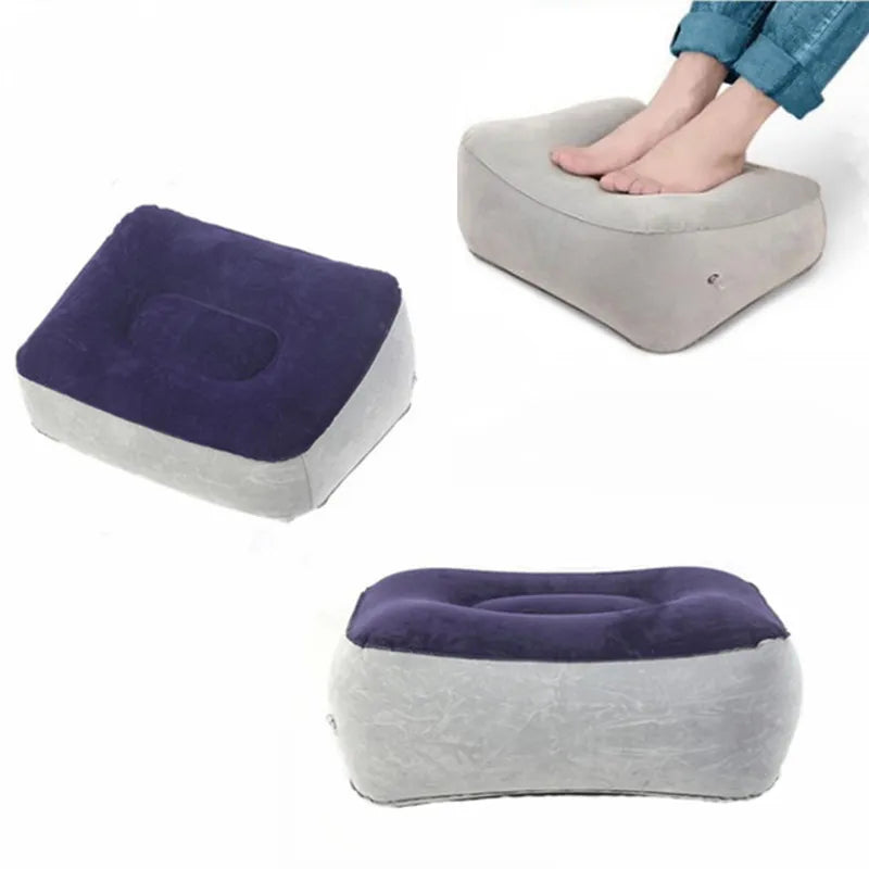 AirEase™ Flocking Inflatable Foot Mat and Rest Pillow