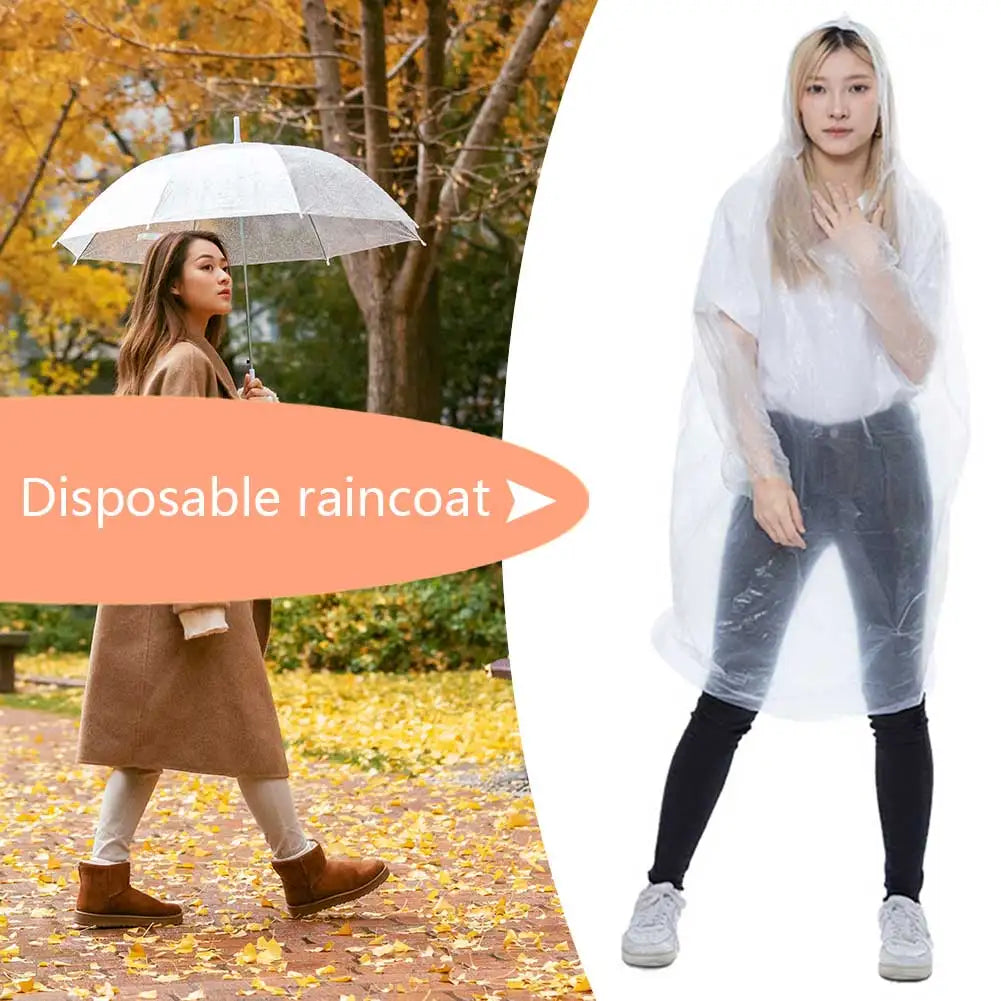 RainGuard™ Disposable Portable Raincoat
