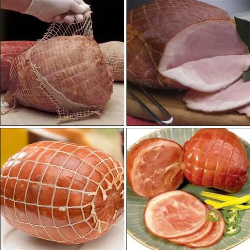 3 Meter Cotton Meat Net Ham Sausage Roll Net Hot Dog Net Butcher's Strings Bacon Sausage Packaging Tools Kitchen Cooking Tool