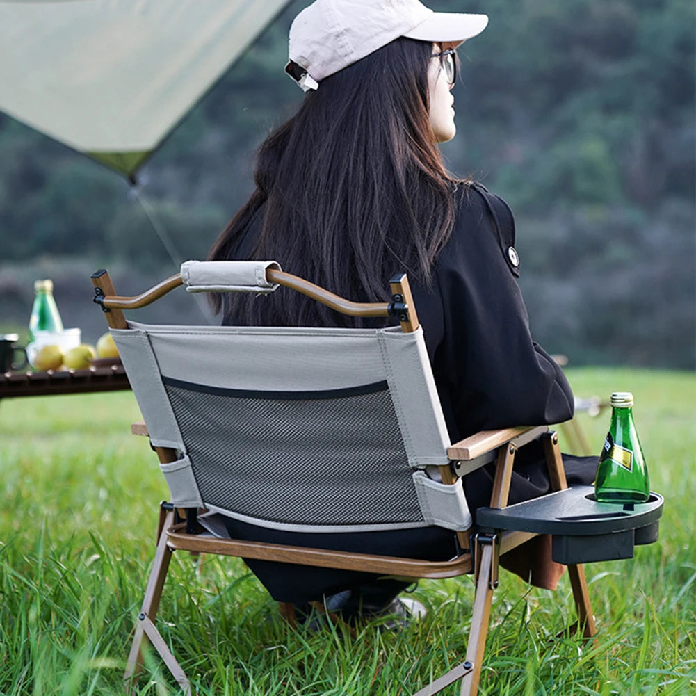 BeachBuddy™ Portable Chair Side Tray with Cup Holder